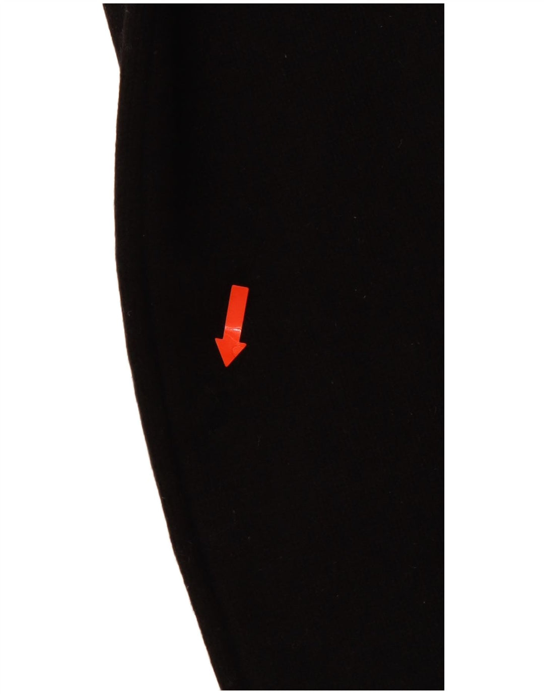 LEVI'S Pull col roulé pour femme UK 10 Petite laine d'agneau rayée noire