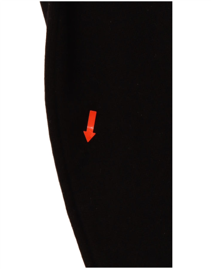 LEVI'S Pull col roulé pour femme UK 10 Petite laine d'agneau rayée noire