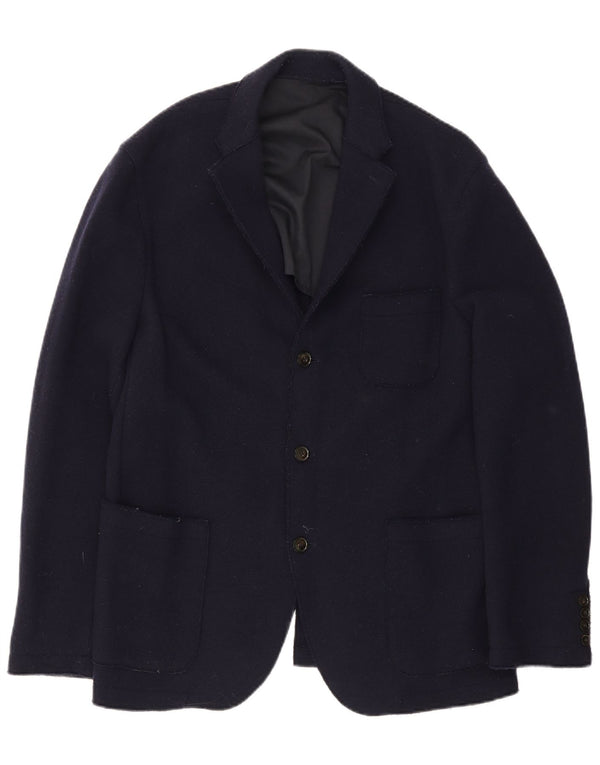 Tommy Hilfiger Veste Blazer 3 Boutons Homme IT 54 2XL Bleu Marine Laine