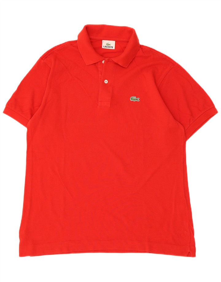 LACOSTE Polo Homme Taille 4 Coton Rouge Moyen