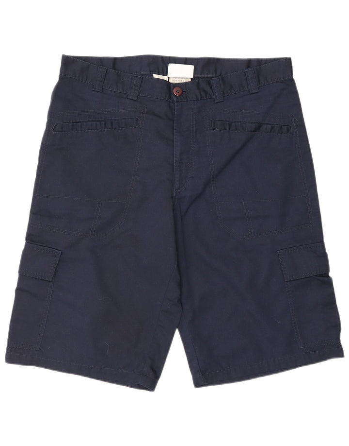 PUMA Short Cargo Homme Moyen W32 Bleu Marine Coton