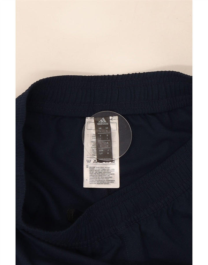 Adidas Short de sport graphique pour homme Petit bleu marine Polyester