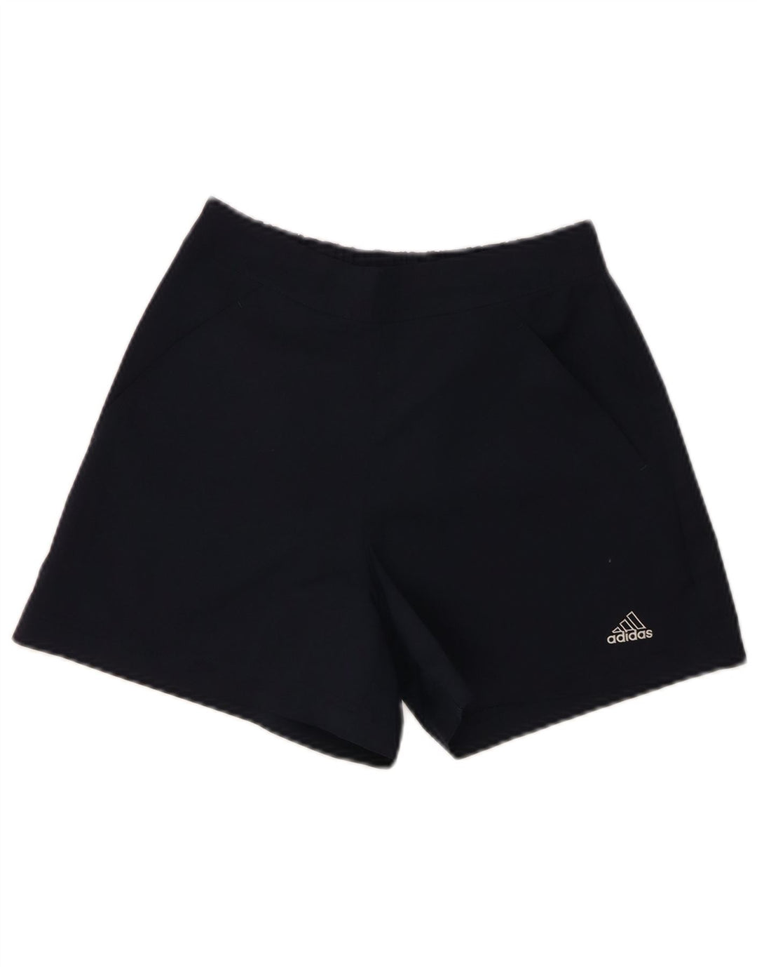 Adidas Short de sport pour femme UK 8 Small Bleu marine Polyester