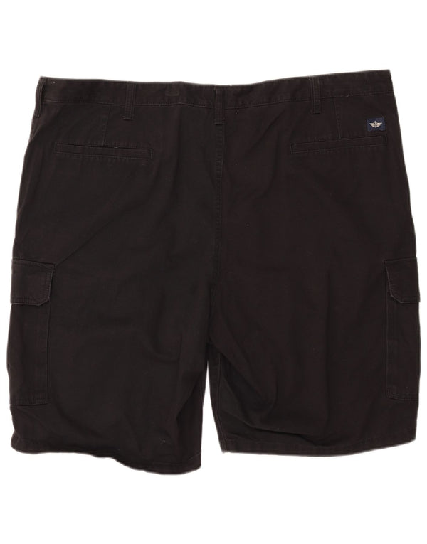 DOCKERS Short Cargo Homme W42 2XL Noir Coton