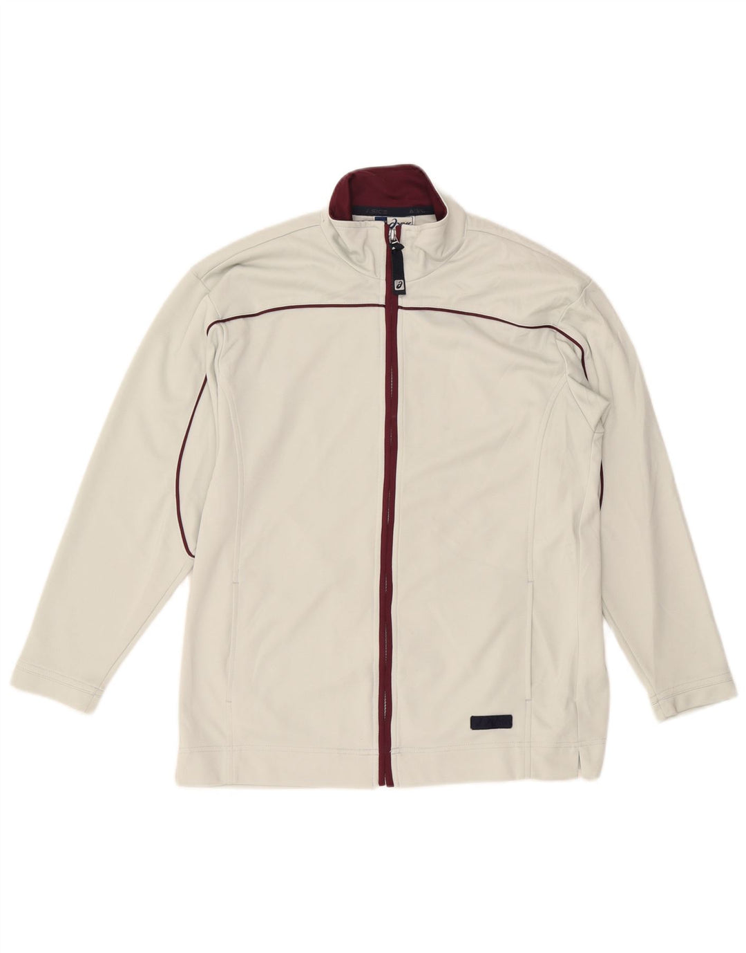 ASICS Veste de survêtement pour homme Blanc moyen Polyester
