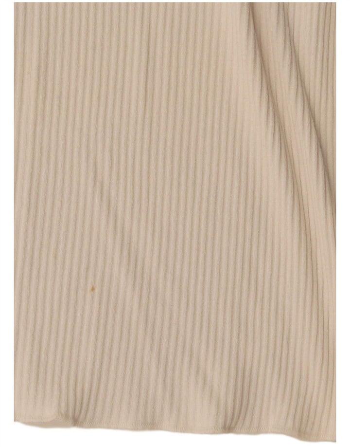 Zara Femme Top Manches Longues UK 8 Small Blanc