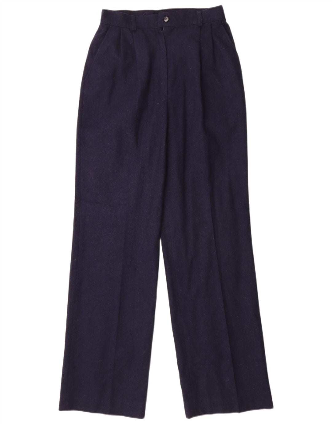 Pendleton Pantalon Chino Femme W26 L32 Laine Vierge Bleu Marine