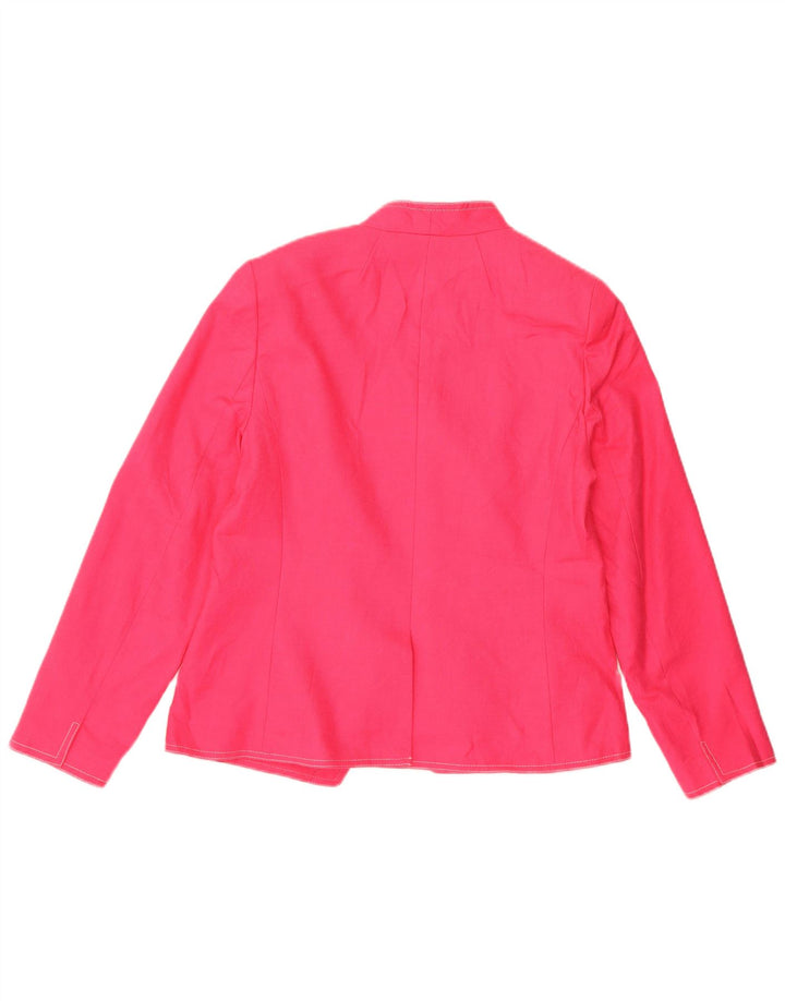 J. Crew Veste blazer ouverte pour femme US 8 Lin rose moyen