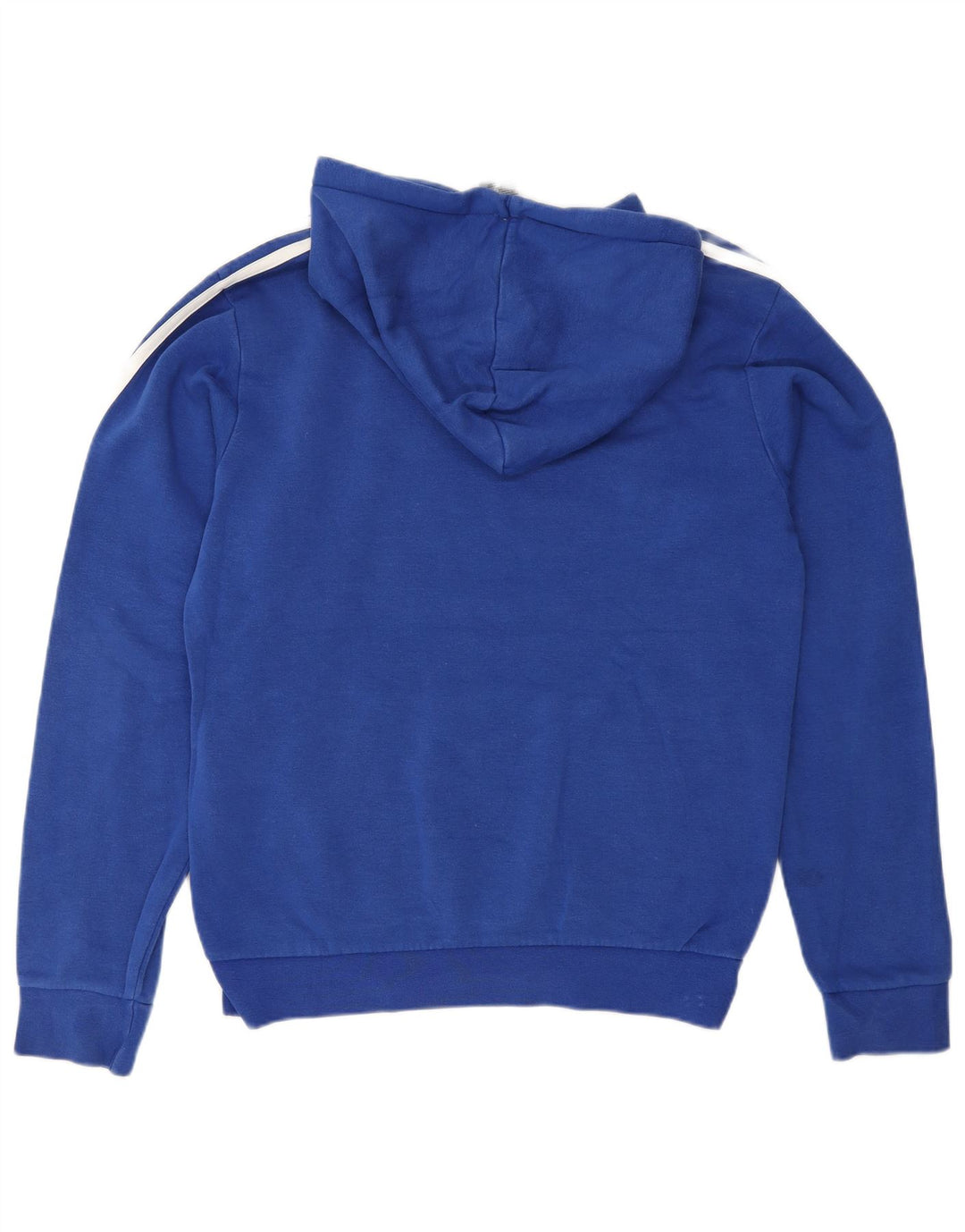 ADIDAS Pull à capuche graphique pour hommes, petit coton bleu