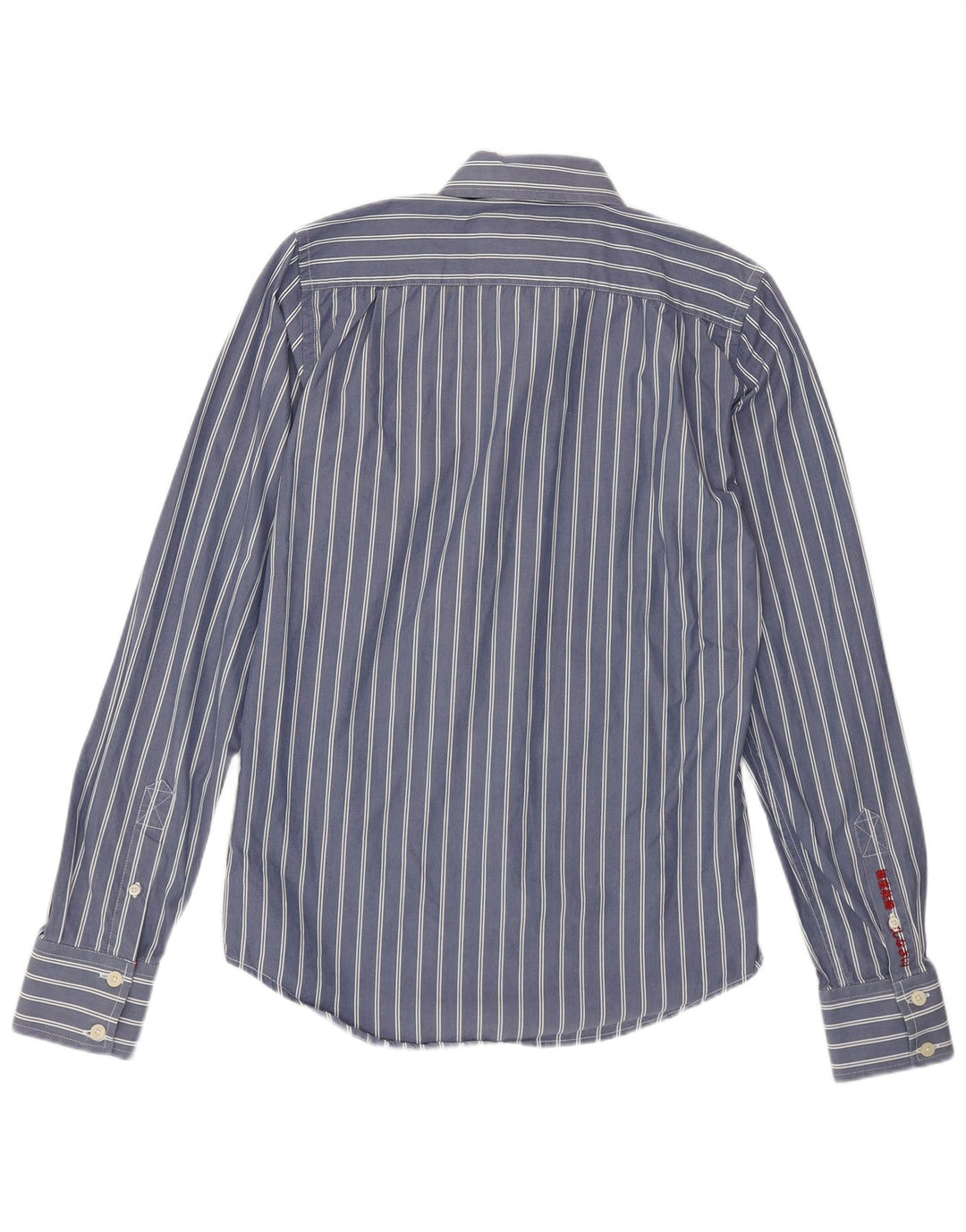 Superdry Chemise Homme Bleu Moyen Rayé Coton