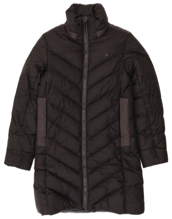 G-STAR Manteau rembourré pour femme UK 10 Small Noir Polyester