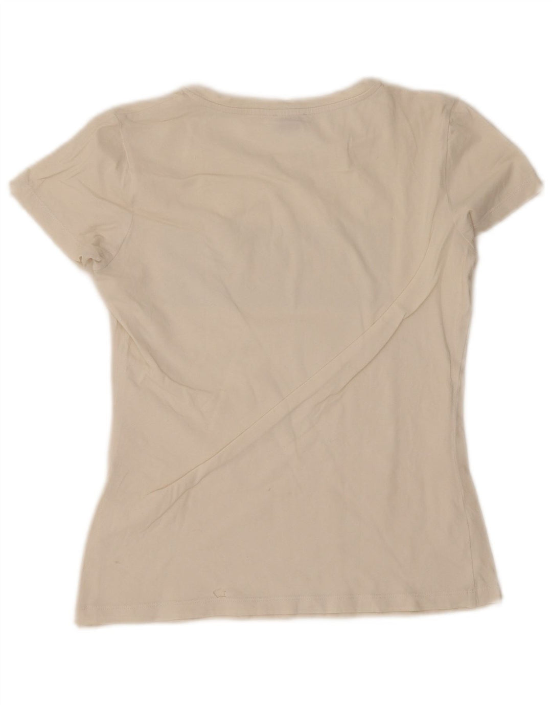 Liu Jo T-shirt graphique pour femme UK 10 Small Blanc
