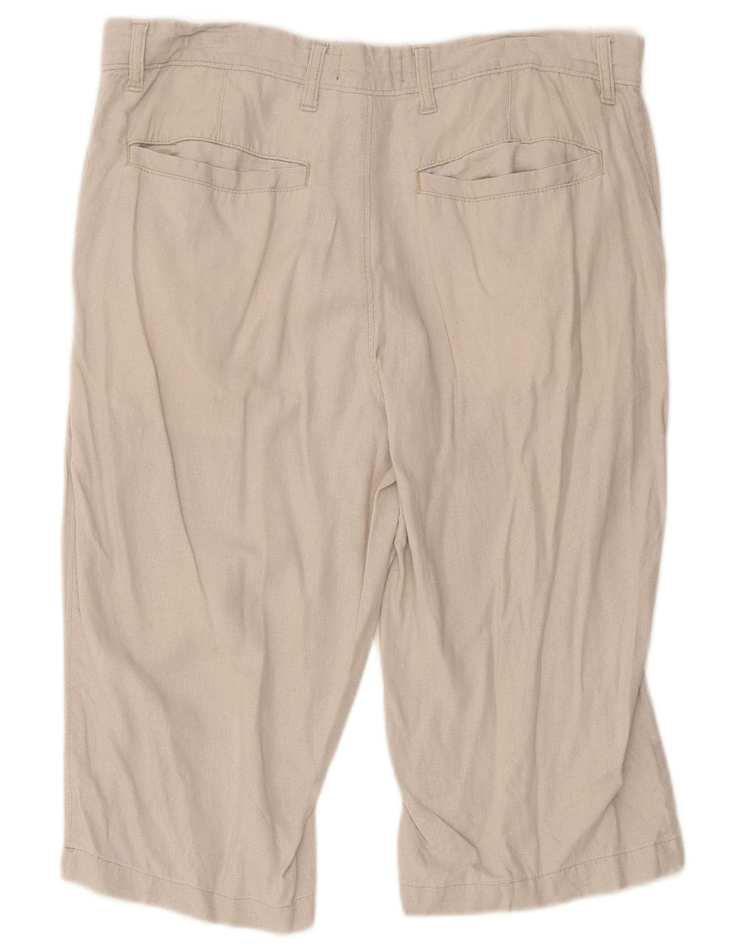 Marks & Spencer Bermuda régulier pour hommes W34 grand lin beige