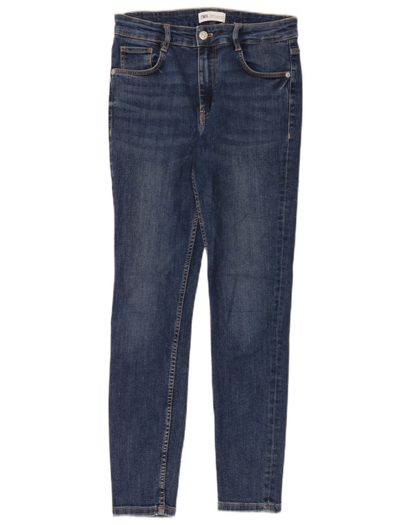 Zara Jean skinny pour femme EU 38 Small W28 L28 Bleu