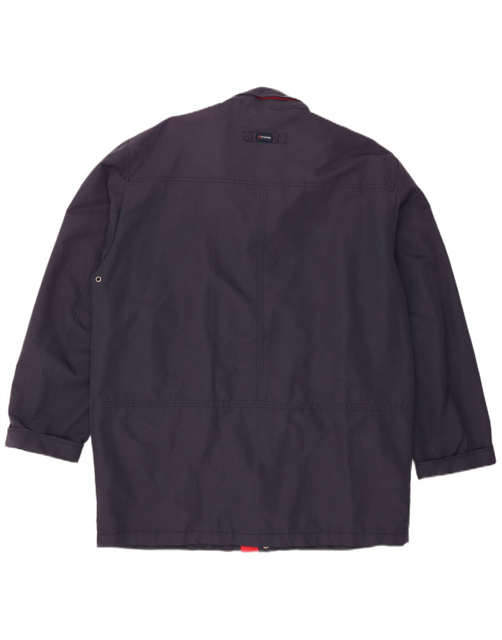 Ivy Oxford Veste de pluie pour homme IT 54 2XL Bleu marine Polyester