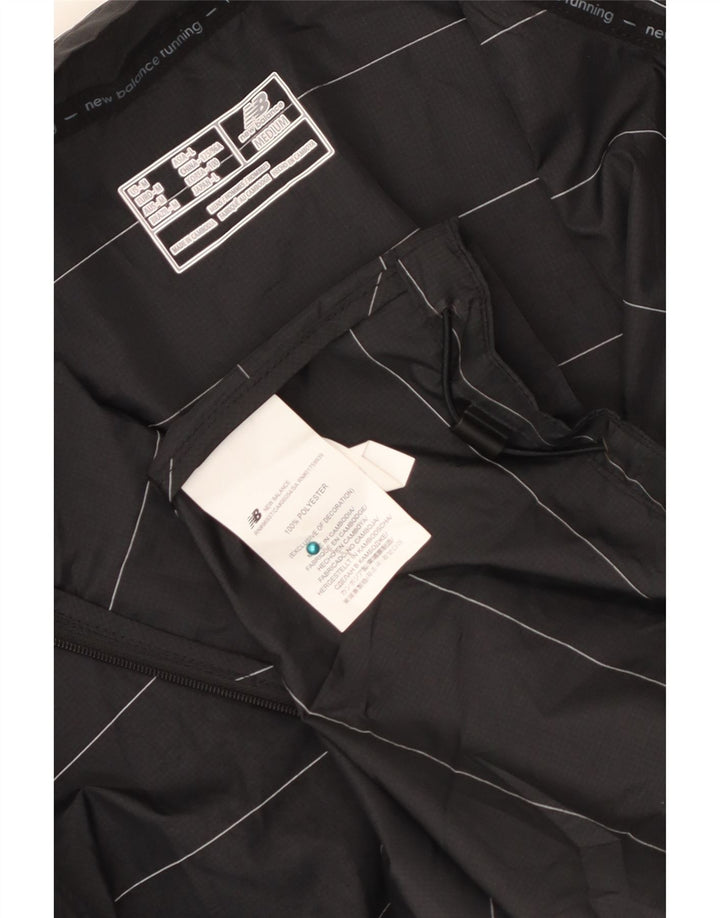 New Balance Veste de Survêtement Graphique Homme Noir Moyen Rayé