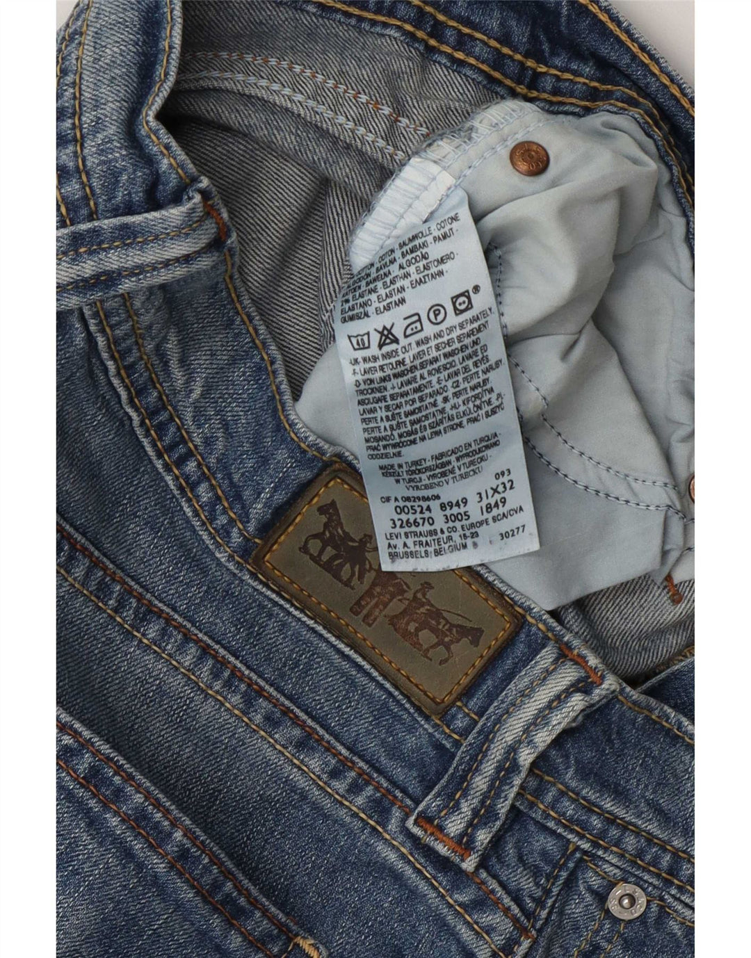 Levi's Jean Bootcut Femme W31 L32 Bleu Coton