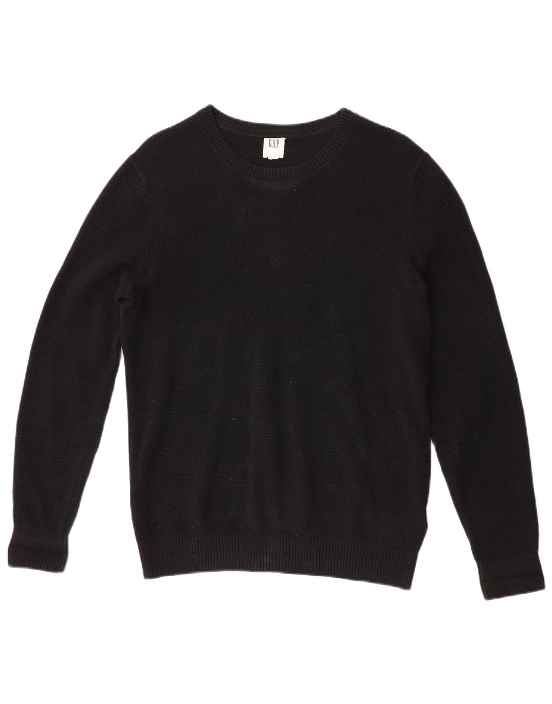 Gap Pull à col rond pour homme Petit coton noir