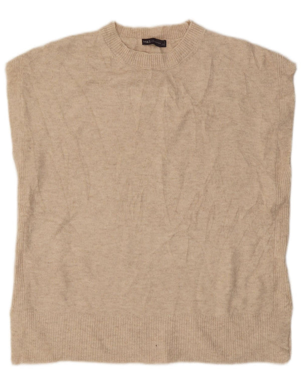 Marks & Spencer Débardeur pour femme UK 16 Large Beige Acrylique