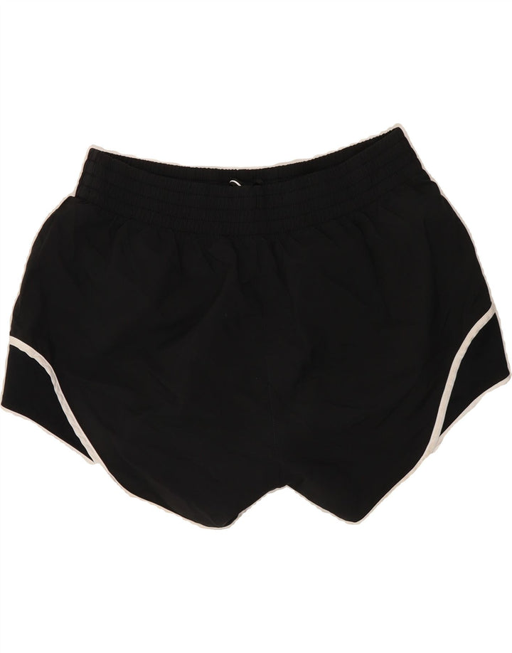 NIKE Womens Dri Fit Sport Shorts UK 12 Medium Black Polyester Vintage Nike and Second-Hand Nike from Messina Hembry 