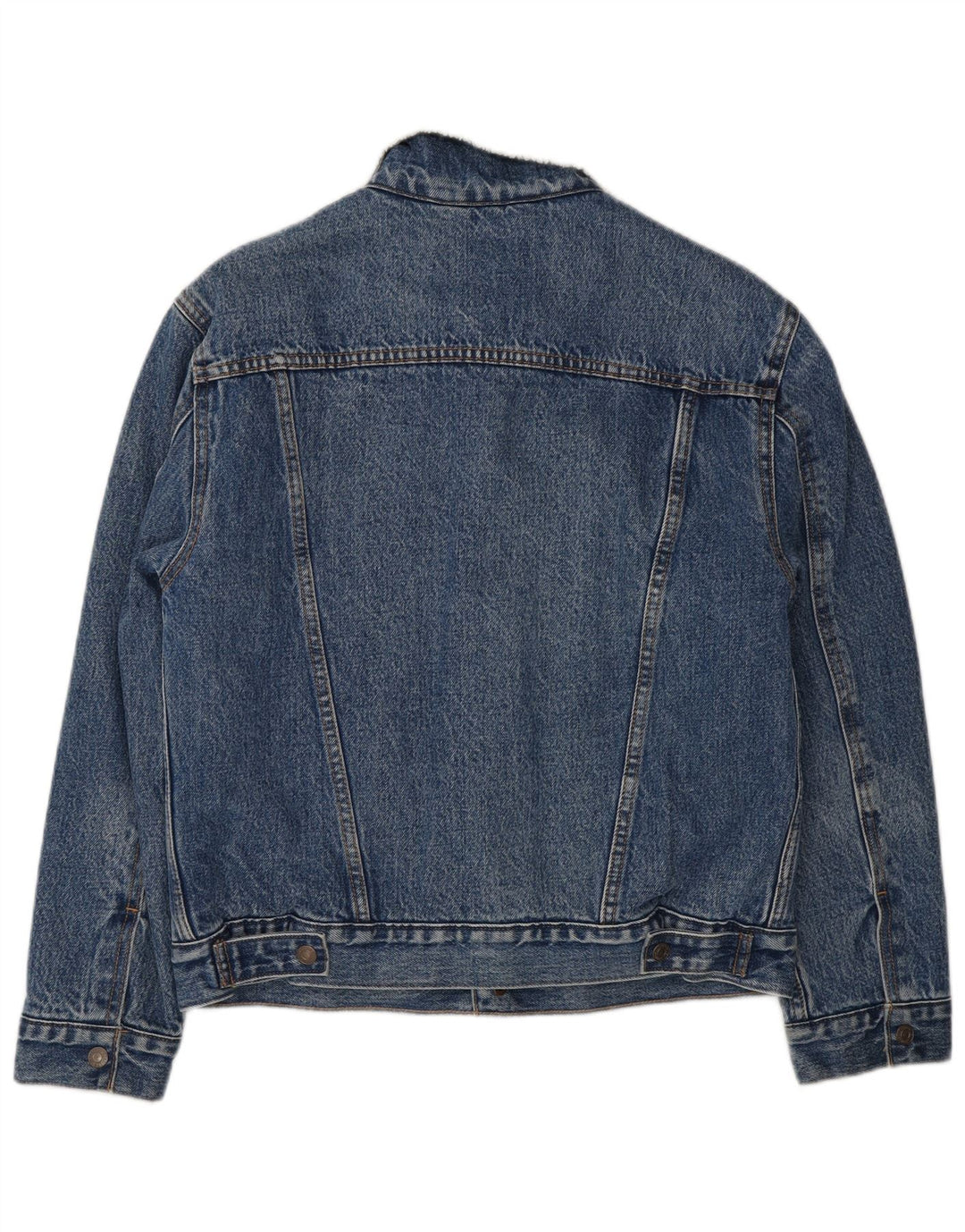 Levi's Veste Sherpa en Jean Homme UK 36 Petit Bleu Coton