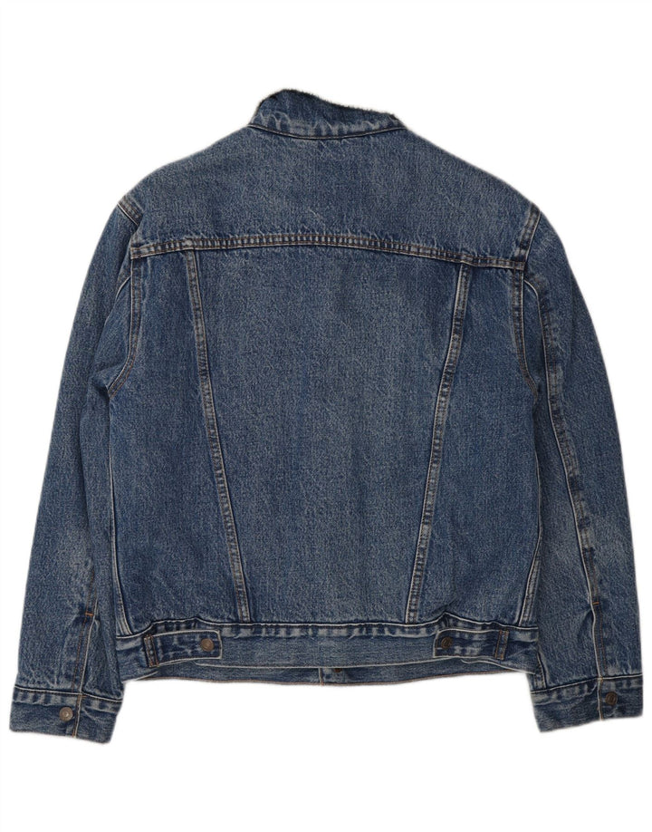 Levi's Veste Sherpa en Jean Homme UK 36 Petit Bleu Coton