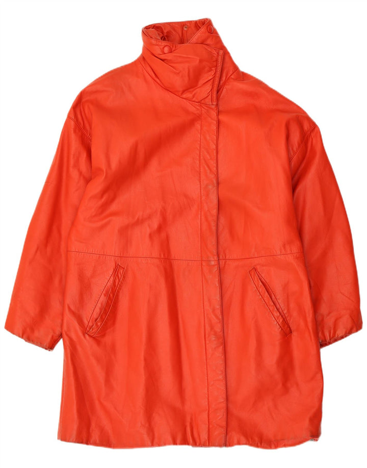 Igi & Igi Manteau en Cuir Femme IT 42 Rouge Moyen