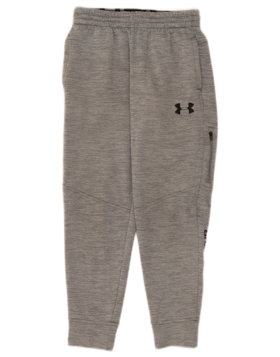 Under Armour Pantalon de Survêtement Graphique Garçon 9-10 ans Gris Moyen