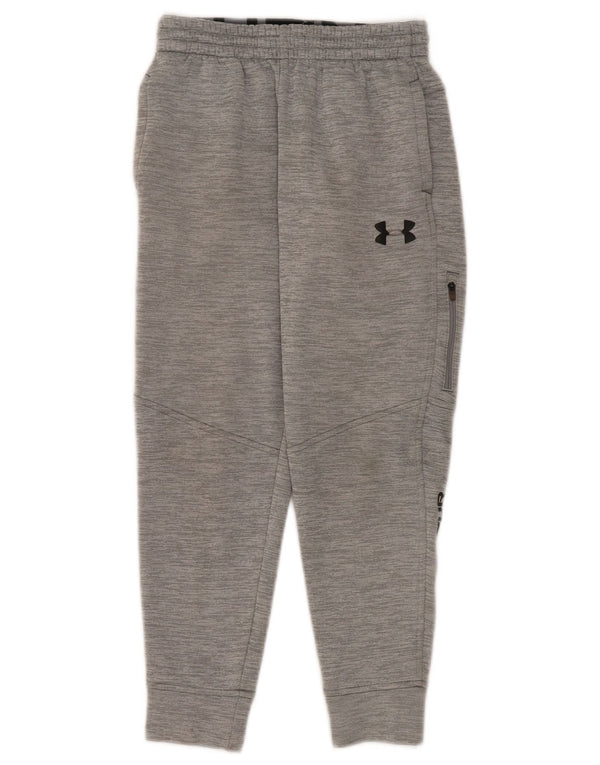 Under Armour Pantalon de Survêtement Graphique Garçon 9-10 ans Gris Moyen