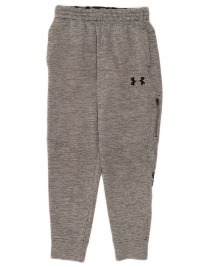 Under Armour Pantalon de Survêtement Graphique Garçon 9-10 ans Gris Moyen