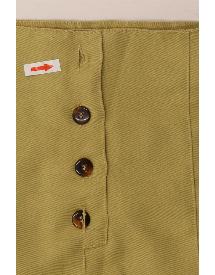 Mini jupe femme Sasch IT 44 Medium W28 Vert Polyester