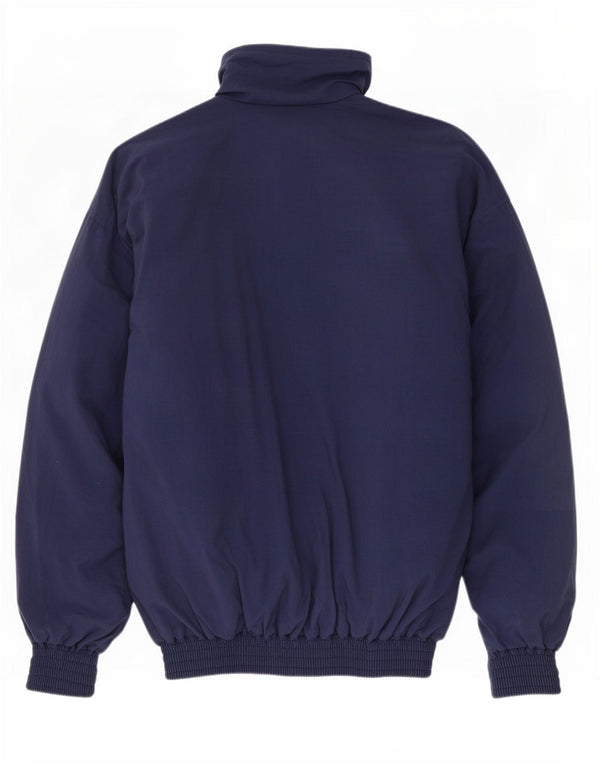 Veste Bomber Homme Vintage UK 44 2XL Bleu Marine