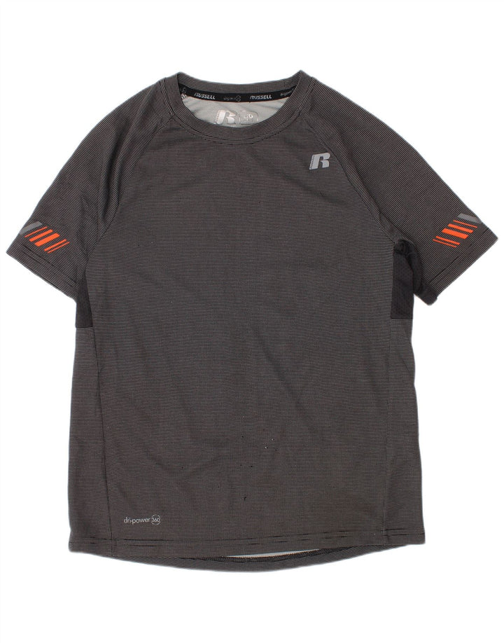 Russell Athletic T-Shirt Garçon 10-11 Ans Grand Gris Polyester
