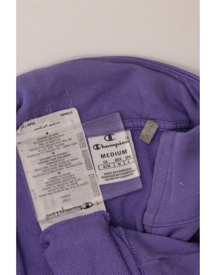 CHAMPION Veste de survêtement pour femme UK 14 Violet moyen en coton