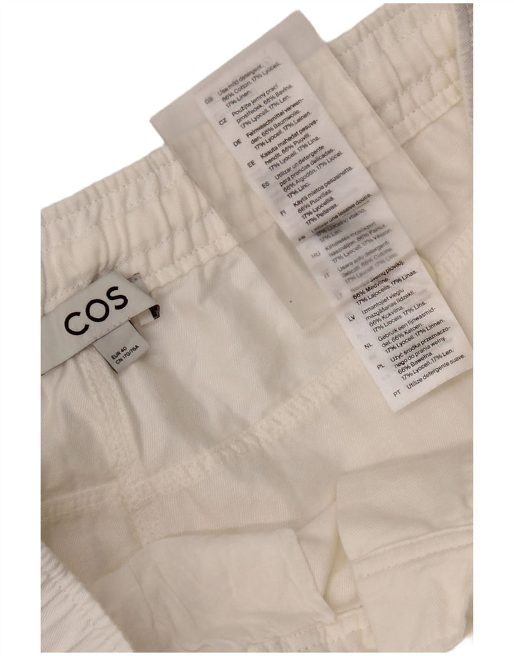 Cos Pantalon Chino Droit Coton Blanc Moyen |