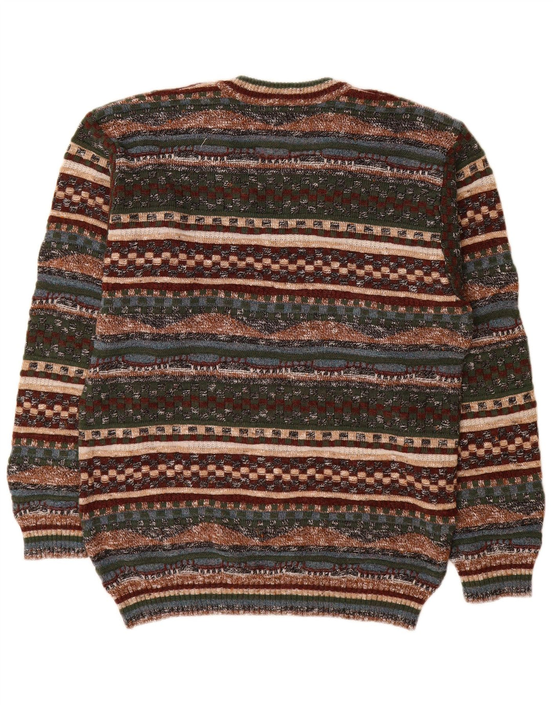 GARDEUR Pull Col V Homme Moyen Multicolore Géométrique