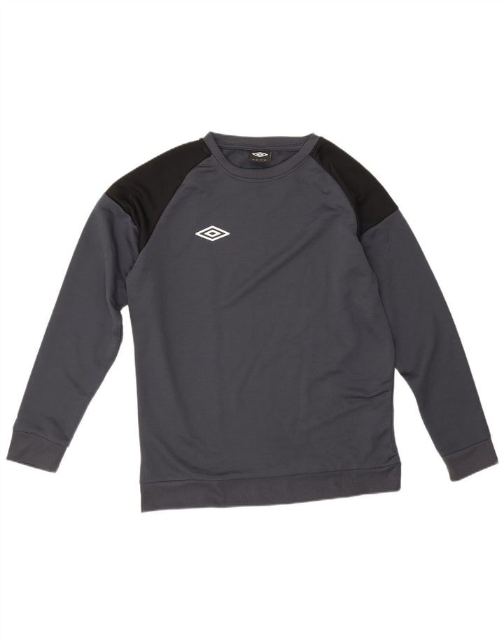 Umbro Sweat-Shirt Homme Gris Moyen Colorblock Polyester