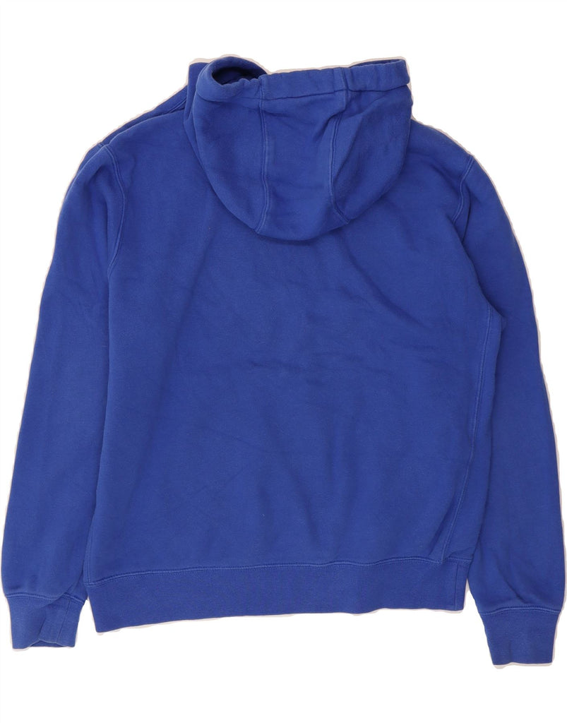 NIKE Mens Hamilton Football Graphic Hoodie Jumper Medium Blue Cotton Vintage Nike and Second-Hand Nike from Messina Hembry 