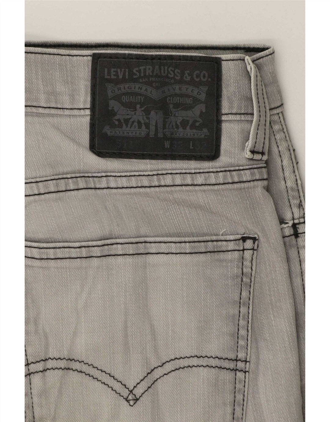 Levi's Jean Slim 511 Homme W32 L32 Gris Coton