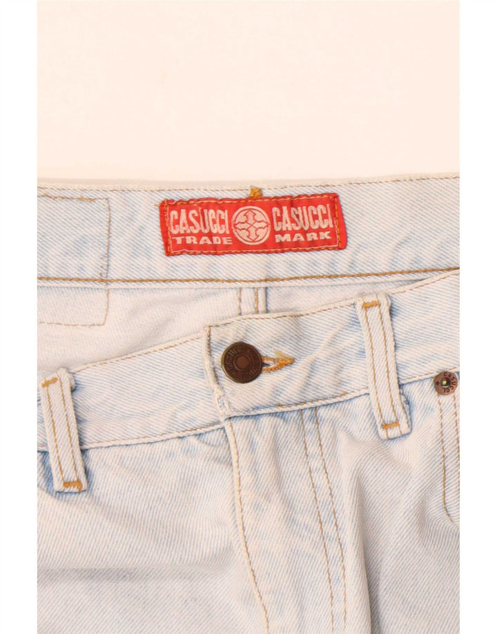 Cassuci Jean droit graphique femme W28 L28 bleu
