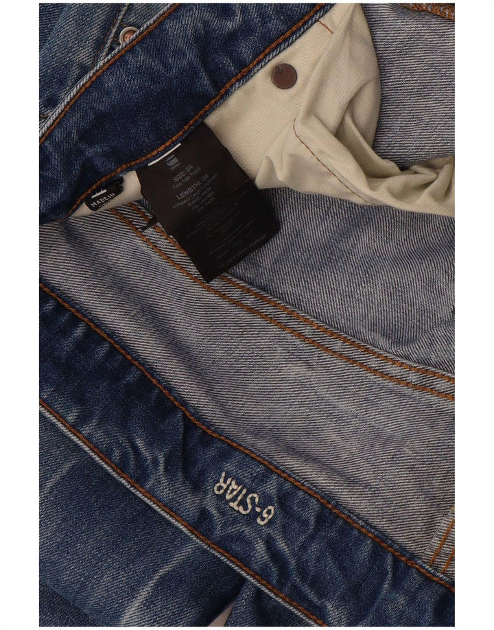 G-Star Jean droit femme W34 L34 bleu coton