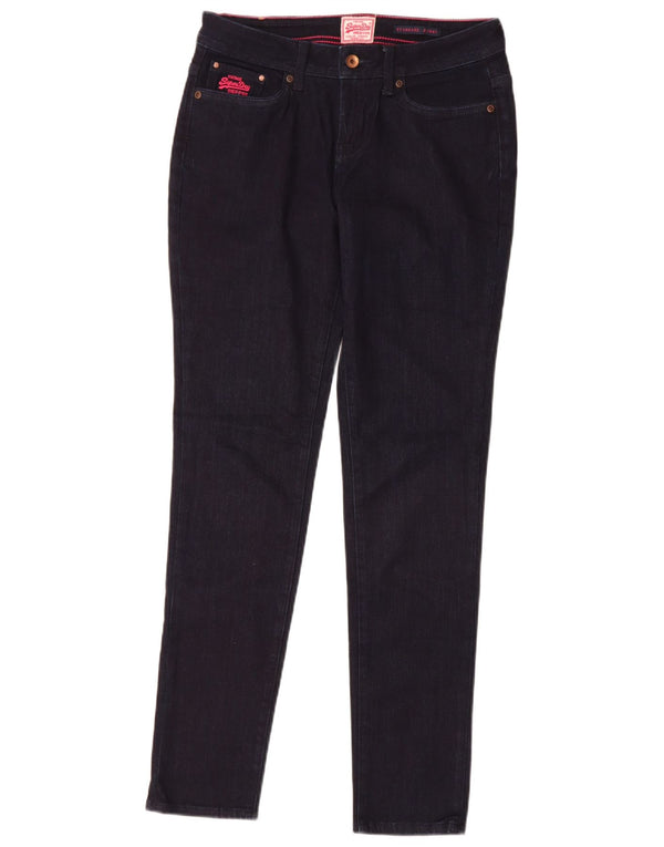 Superdry Jean skinny coupe standard W30 L32 bleu marine en coton pour femme