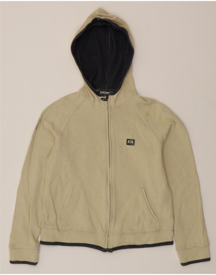 SERGIO TACCHINI Pull à capuche zippé pour femme IT 44 coton beige moyen