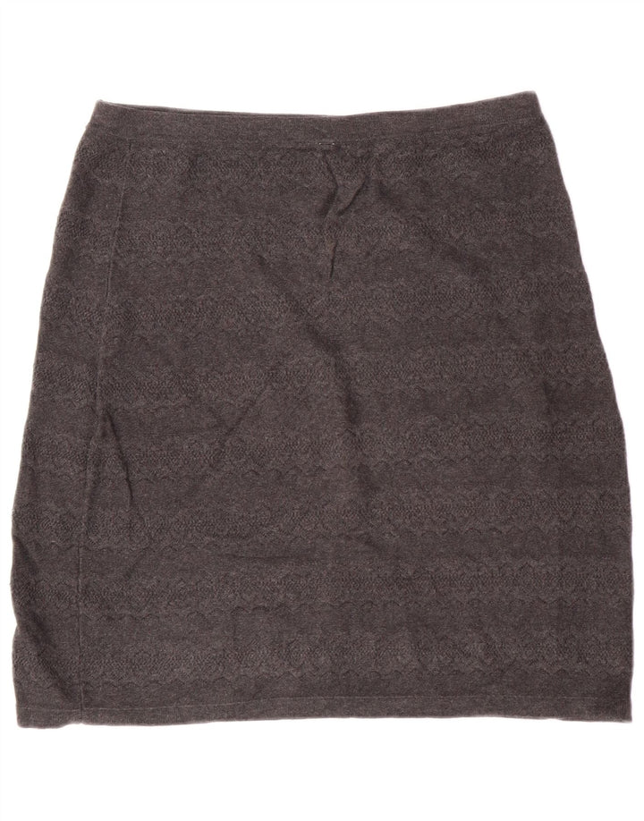 Fat Face Mini jupe taille haute pour femme UK 16 Large W30 Gris Coton Classique