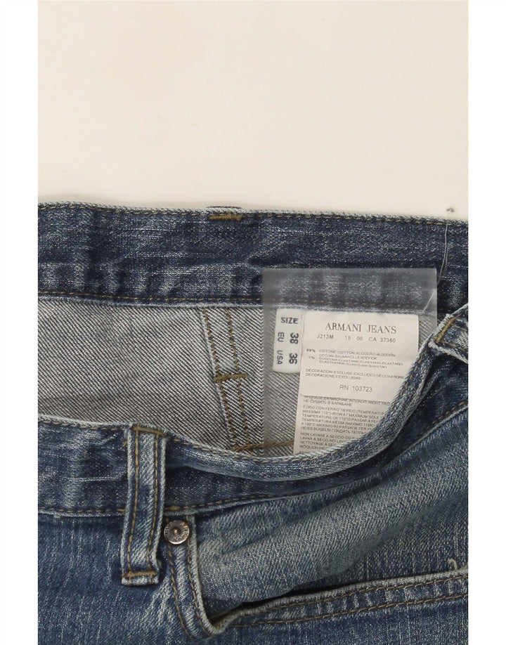 Armani Jean droit homme W36 L30 bleu coton