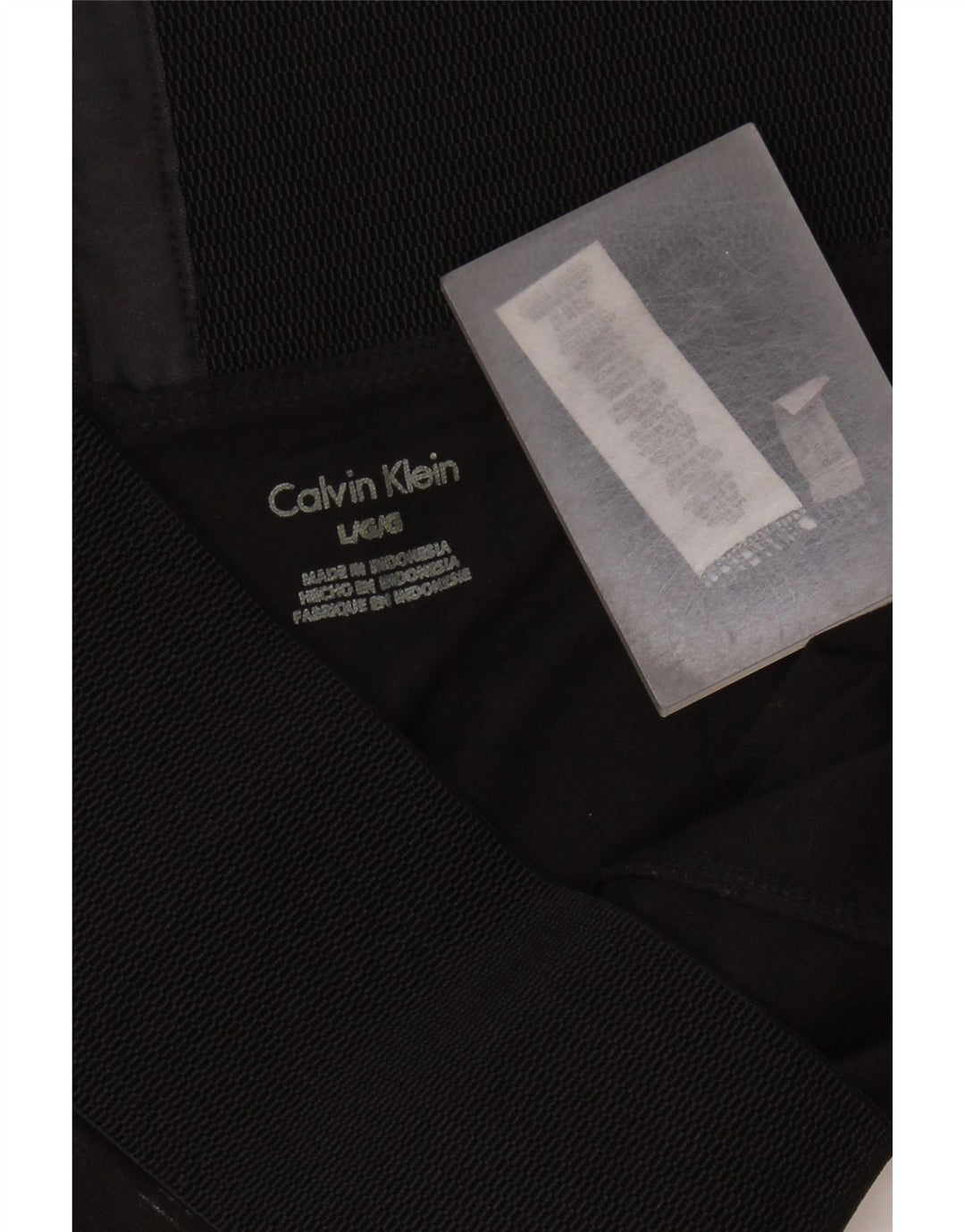 Calvin Klein Leggings pour femme UK 14 Grande rayonne mouchetée noire