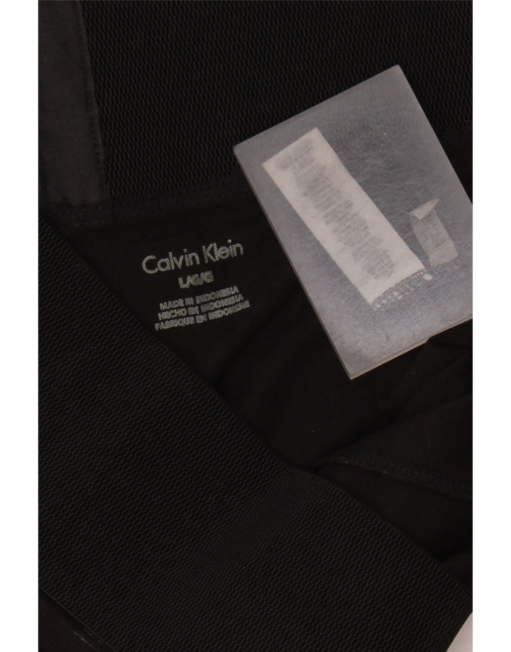 Calvin Klein Leggings pour femme UK 14 Grande rayonne mouchetée noire