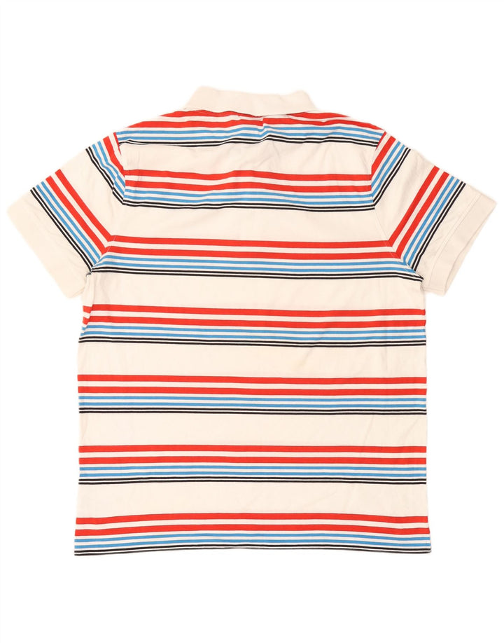 Polo Homme Animal Large Coton Rayé Multicolore