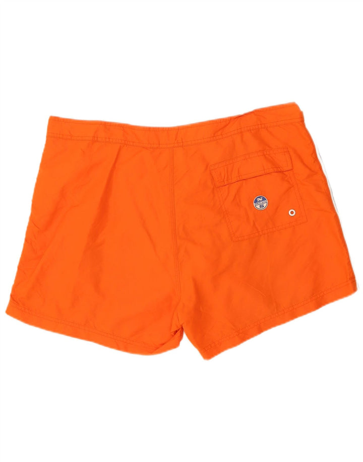 North Sails Short de Bain Graphique Homme Large Orange Polyamide