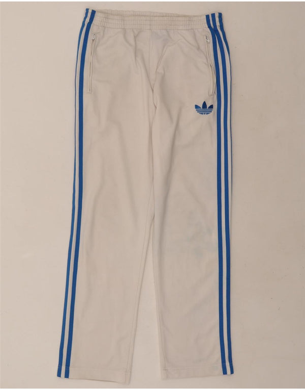 Adidas Pantalon de survêtement pour homme Petit Blanc Polyester